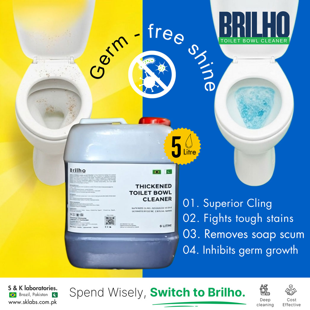 Brilho Thickened Toilet Bowl Cleaner 5 Litre Gallon - Image 5